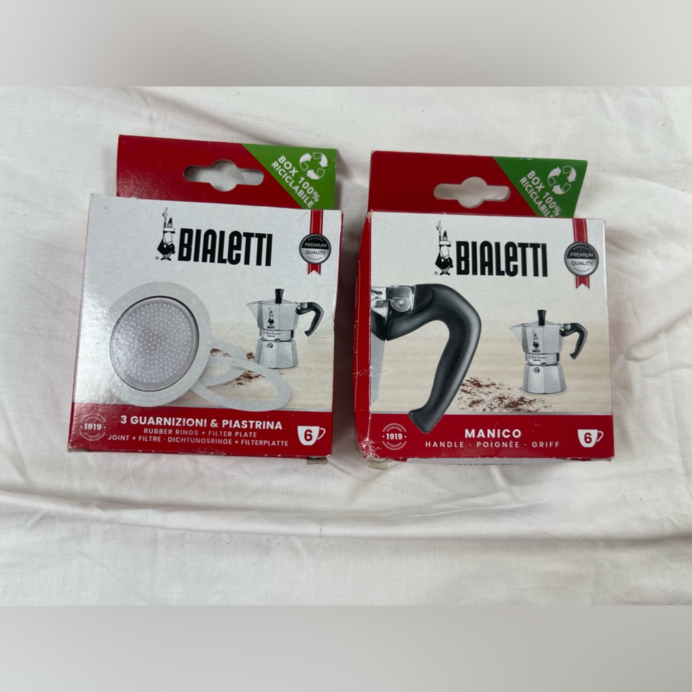 ⭐️Bialetti Moka Pot Handle, Filter, Gaskets Replacement Parts